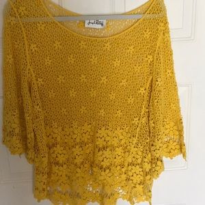 Joseph Ribkoff bright yellow top L